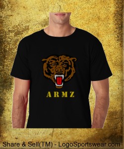 BARE ARMZ TEE-Black Design Zoom